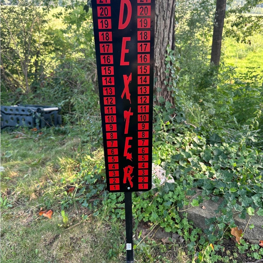Dexter cornhole scoreboard 48” height